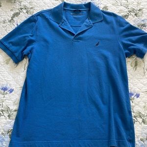Men’s Blue Short Sleeve Polo